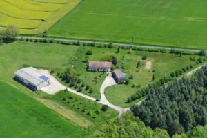 Vue aérienne de la Ferme des Bouviers