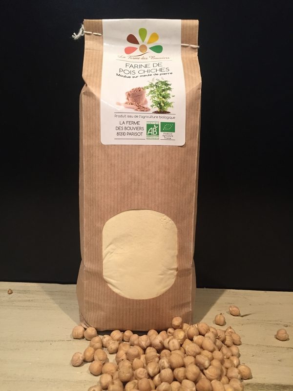 FARINE DE POIS CHICHES 500 G Moulin des Moines