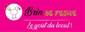 Logo Brin de Ferme Fond Rose