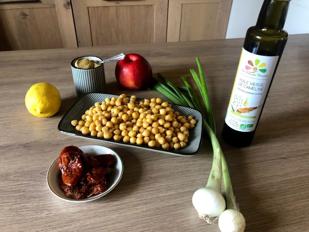 Ingrédients Salade de Pois Chiches façon Véro - La Ferme des Bouviers