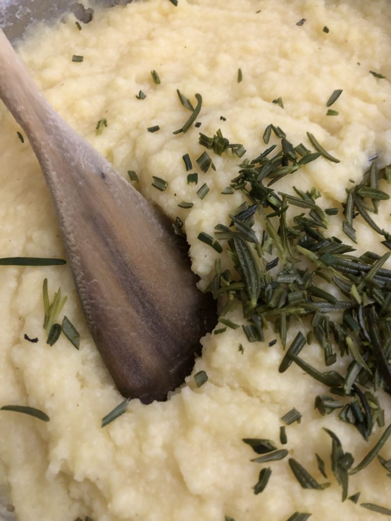 Polenta Romarin Parmesan - Ferme des Bouviers