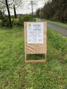 Vente à la Ferme 2023 - Chevalet - La Ferme des Bouviers