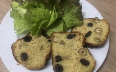 Cake Citron/olives aux farines de Lentilles et Khorasan